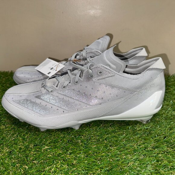 Adidas Adizero Electric Football Cleats Grey Silver Metallic IE4386 Men\'s 12 NEW main image 6